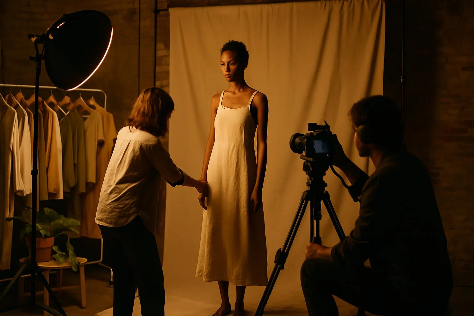 Estúdio pop-up para moda sustentável em espaços culturais