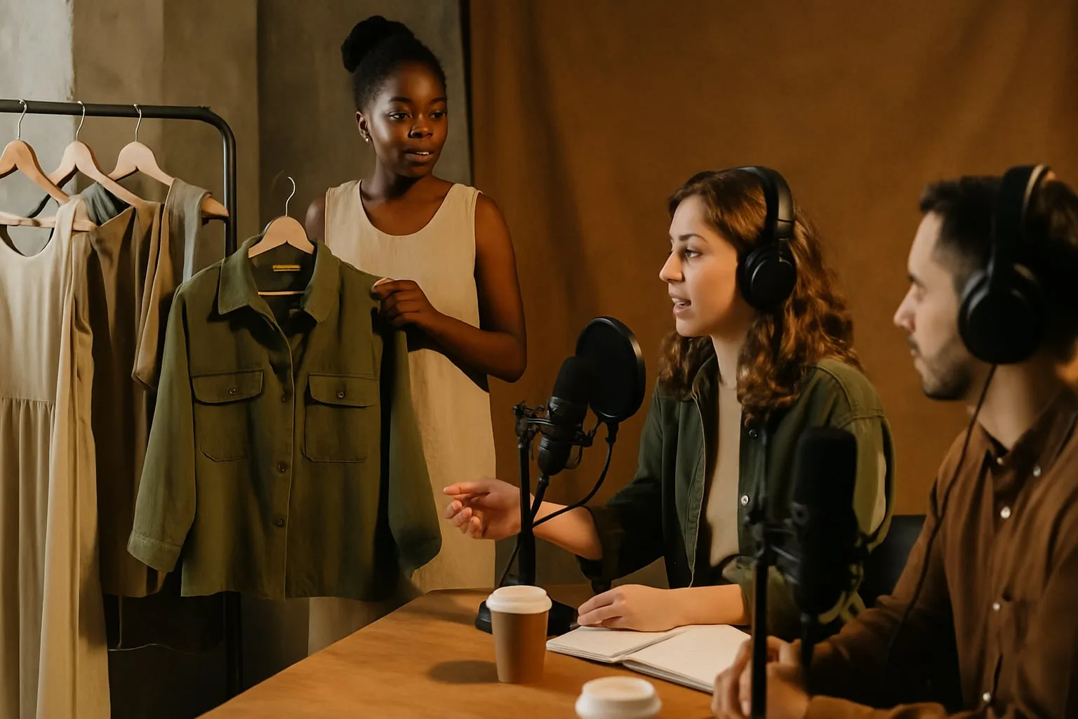Escolher estúdio para moda sustentável e podcast em SP