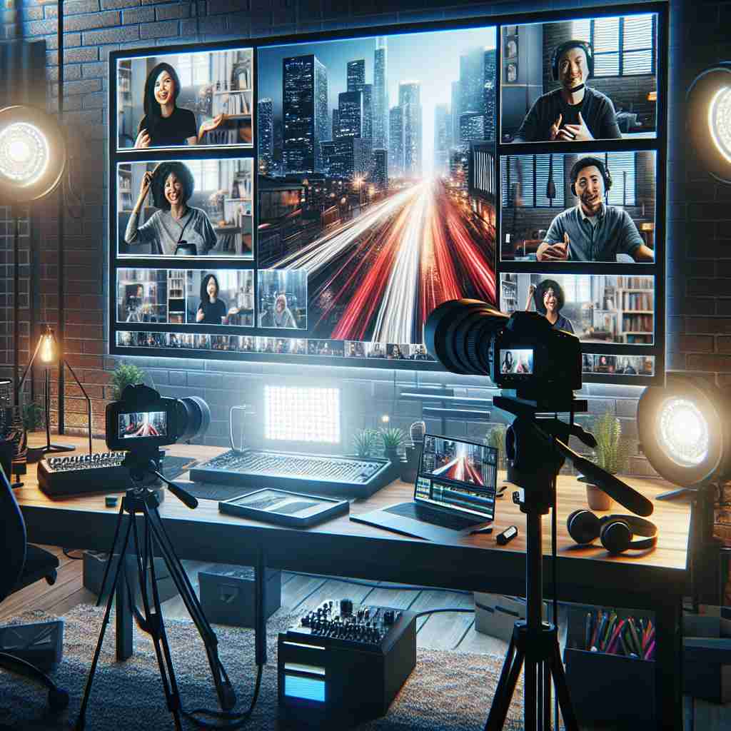 An image illustrating Produção de Vídeo Corporativo Remoto