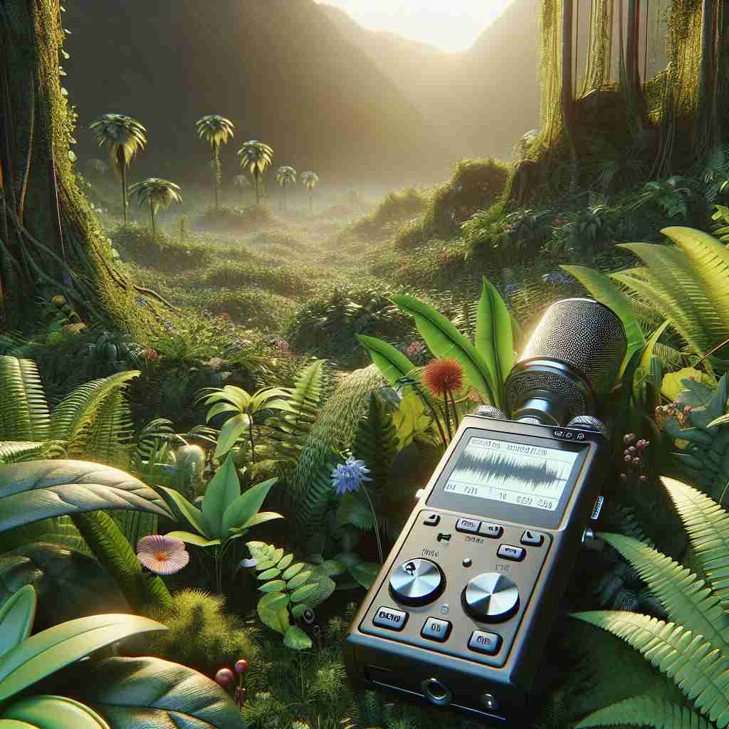 An image illustrating Capturar Som Ambiente com Gravador Portátil