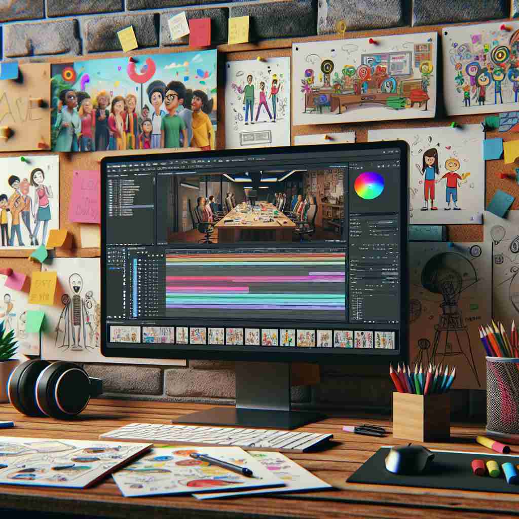 An image illustrating Como Produzir Vídeos Explicativos Animados