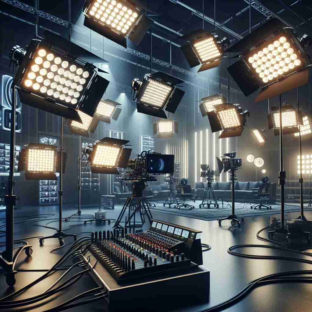 An image illustrating Instalação de Luzes LED para Gravações