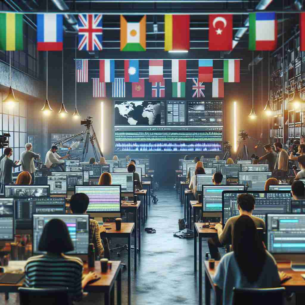 An image illustrating Edição de Legendas para Vídeos em Vários Idiomas