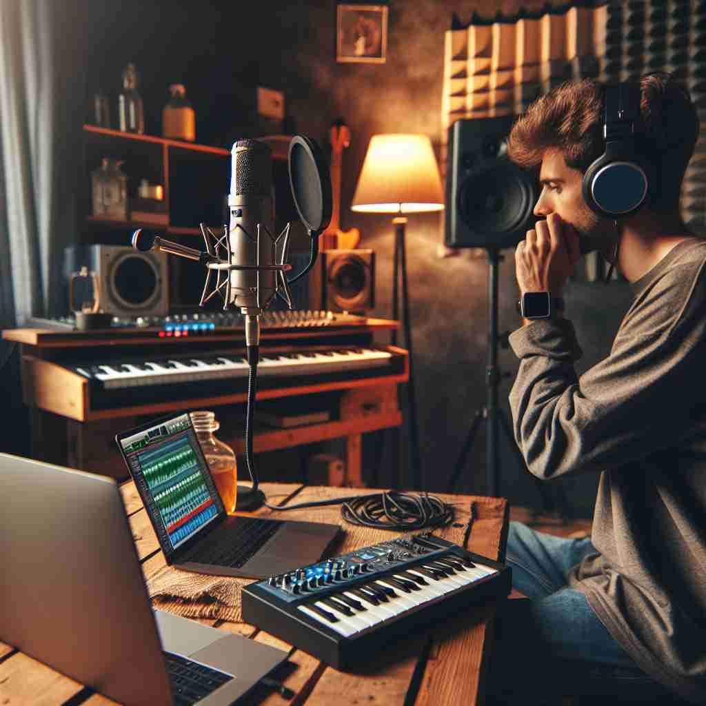 An image illustrating Gravação de Música em Casa Sem Estúdio