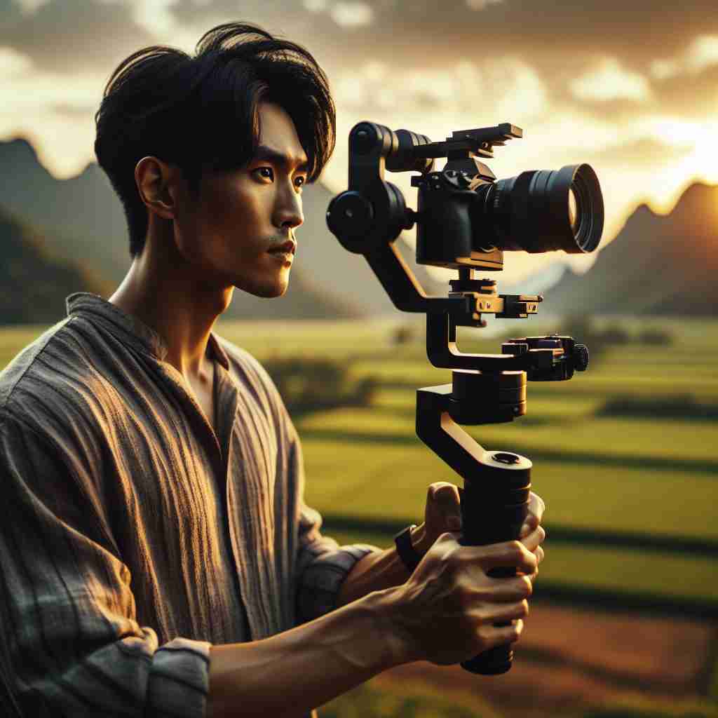 An image illustrating Domine as Técnicas de Filmagem com Gimbal