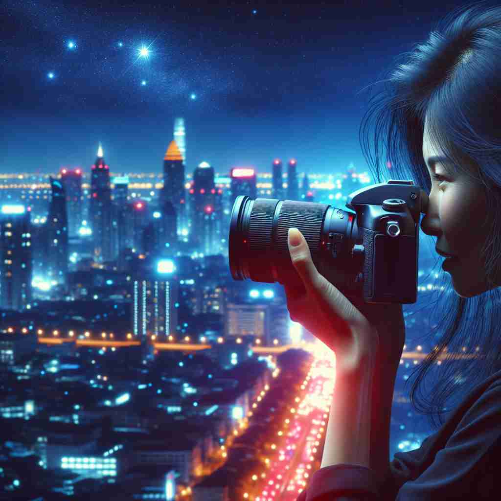 An image illustrating Ajustes Manuais Ideais para Fotografia Noturna